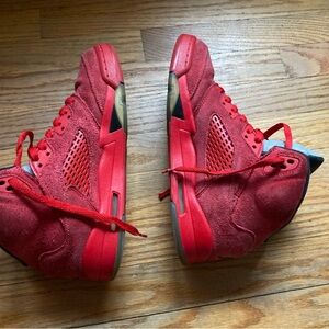 Jordan 5 Red Suede Size 7